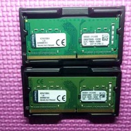2 PCS of Kingston DDR4 2133 4GB (TOTAL 8GB) LAPTOP RAM