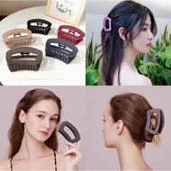 Korea Version Fashion Hair Clamp Matte Color 4.5 6.5 9cm 001-532 001-533 001-534 001-538