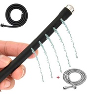 Side Opening Flexible Bidet Tube Silicone Comfortable Nozzle Enema Attachment Hose Bathroom Accessor