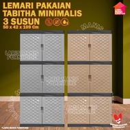 LEMARI PAKAIAN PLASTIK 3 SUSUN TABITHA ARTHA MULTI 3 SUSUN LEMARI PAKAIAN PLASTIK SUSUN 3 LEMARI PAK