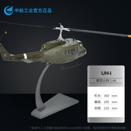 1:48 Scale Uh-1 เฮลิคอปเตอร์จําลองทหาร Us เครื่องบินสะสมสําเร็จรูปผลิตภัณฑ์ของเล่น