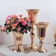[Kesoto1] Decorative Gold Vase Urn, Gold Vases for Centerpieces, Metal Vase Home Decor,