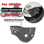 MTKRACING Motorcycle Accessories Carbon Fiber Brake Pump Protector Decorative Cover For HONDA XADV750 1000 X ADV 300 2017-2019