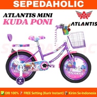 Promo!!! Sepeda Anak Perempuan Atlantis Kuda Poni Little Pony / Bnb