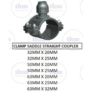 [COMPRESSION] ] HDPE / POLY / PP FITTINGS POLY PIPE FITTINGS [CLAMP SADDLE STRAIGHT COUPLER (CSSC) 32MM-63MM