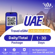 [eSIM] UAE Travel eSIM | 1 - 30 Days plan | High-Speed Data | Dubai, United Arab Emirates