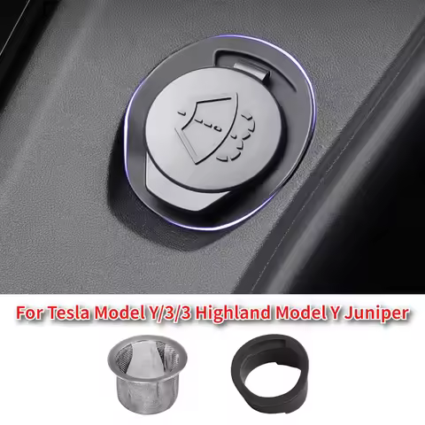 Wiper Gap Plug Filter Screen for Tesla Model 3/Y 2025 Windshield Wiper Water Inlet Gap Plug Anti Blo