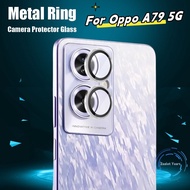 Tempered Glass Ring Camera Oppo A79 5G Metal Camera Lens Protector Complete Package