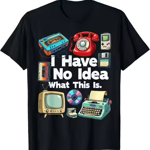 I Have No Idea What This Is 80s Bro 1980s Fashion 80 party T Shirt