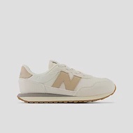 New Balance 237 男女中大童休閒鞋-白棕-PH237CJ-W 19 白色