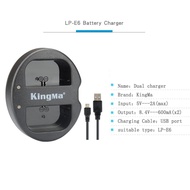 KINGMA CHARGER FOR LP-E6N CANON CHARGER DIGITAL CAMERA MIRRORLESS