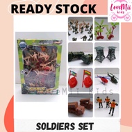 Ready Stock Kids Toys boys military soldiers army set pretend play /Alat Mainan Kanak Budak lelaki a