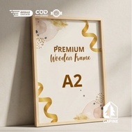 A2 Wooden Photo Frame A2 Size Wooden FrameFrame Foto 42 x 59.4 cm Natural Pine Wood Frame
