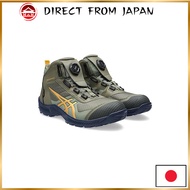 [ASICS] Safety Shoes Work Shoes WINJOB CP604 G-TX 300: Mantle Green × Tiger Yellow