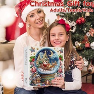 3d Christmas Puzzle Ball, Holiday Decoration Jigsaw With Ornament Hanger, Festive Family M4g6