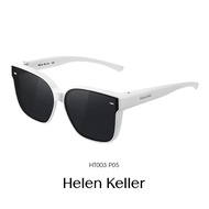 แว่นกันแดด Helen Keller HT003 น้ำหนักเบาพิเศษ ป้องกันรังสียูวี สำหรับผู้ชายและผู้หญิง ทรงสี่เหลี่ยม 