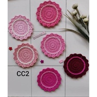 Colourful Cup Coaster Set (6pcs)
