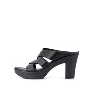 ZB1 NYC Wavy Strap Black Mules Heels (N72004-CV01SV-1-BLACK)