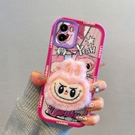 ตุ๊กตาผ้ากำมะหยี่กันกระแทก3มิติสำหรับ Y15A Vivo Y15S กรอบซิลิโคนอ่อนนุ่ม Y01เคสสำหรับ Vivo โทรศัพท์ 