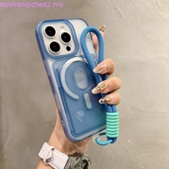 【3in1 Set】Magnetic Silicone Case for iPhone 16 Pro Max/16 15 14 Plus 13 12 11 Pro Max casing Frosted