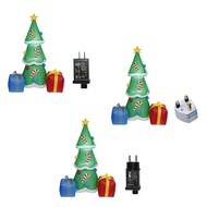 6ft Inflatable Christmas Tree With LED Lights Outdoor Decorations For Holiday Garden Indoor Patio Lawn