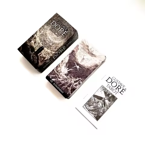 78pcs Gustave Dore Tarot card Family Party Entertainment Board Games Witch Divination Game Oracle De