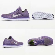 Nike Free RN Flyknit 2016 新款 紫灰色
