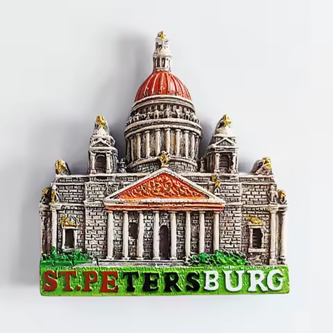 Russia Travelling Souvenirs Saint Petersburg Fridge Magnets Saint Isaac's Cathedral Refrigertor Stic