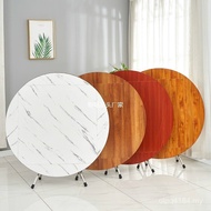 Table 8-Person Table Folding Dining Table Square Dining Table 4-Person Dining Table Simple Round Hou