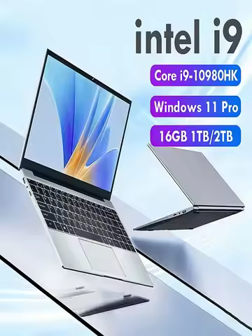 NEW Arrival Portable Intel Core i9 10980HK Laptop Computer 16GB DDR4 1TB SSD 14.1" Notebook Windows 