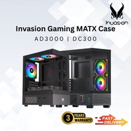 INVASION M-ATX BLACK GAMING CASING AD-3000 | DC-300