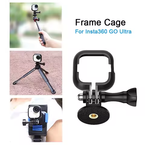 Frame Cage for Insta360 GO Ultra PC Protective Frame Housing Case Mount Compatible for Insta 360 GO 