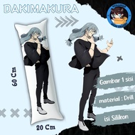 dakimakura anime Mahito Jujutsu Kaisen / guling ukuran 20x60 cm anime Mahito Jujutsu Kaisen gambar 1