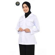 Baju Dinas Putih Pns Wanita Baju Pdh Wanita Putih Seragam Putih Pns Wanita Baju Putih Atasan Pns Cew