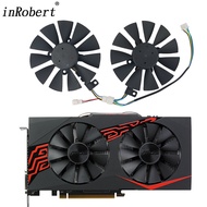 ☪87mm T129215BU Two Ball Bearing Cooler Fan Replacement For ASUS Expedition RX 470 570 580 RX57)]aK