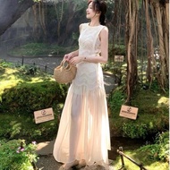 [Summer dress] Lidya apricot summer dress (women's summer dress)