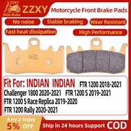 1 Pair Motorcycle Front Brake Pad For INDIAN INDIAN Challenger 1800 20-21 FTR 1200 18-21 FTR 1200 S 