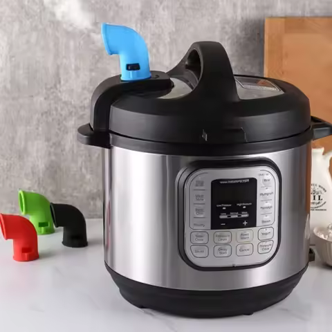 Pressure Cooker Silicone Exhaust Pipe Steam Release Valve Adapter Diverter Pressure Cooker Accessori