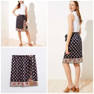 LOFT Bloom Wrap Skirt