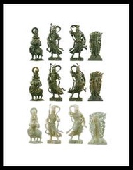 [東京鐵]日版 海洋堂 膠囊Q博物館 日本的至寶 佛像立體圖錄 彩色變化 驅邪的守護神 全12種