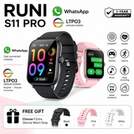 KIRO S11 Pro Smart Watch WhatsApp Call ChatGPT AI AMOLED Screen IP68 Waterproof 1 Year Warranty