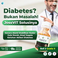 Joss Vit - Obat Gula Darah Isi 200 Kapsul Atasi Diabetes Impotensi Sering Kencing Original Bisa COD