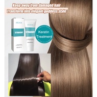 【Ready Stock】Keratin Protein Correcting Hair Straightening Cream Keratin Serum Hair Treatment Dry Hair Repair Cream