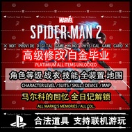 PS4 PS5 The Amazing Spider-Man 2 漫威蜘蛛人 2 ◆ Characters Lv. 等级 ◆ Suits 战衣 ◆ Skill 技能 ◆ Devices 装置 ◆ Map 地图 ◆ Marko's Memer