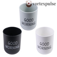 VORTEXPULSE Good Morning Cup Nordic Style Cup Kitchen Healthy Toothbrush Holder for Juice Milk Drink