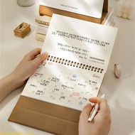 Love 2026 Desk Calendar 16 Month Referances from 09 2025 to 12 2026 with Sticker