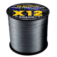Ghotda Fishing Wire Line 12Strands 500M300M100M Braid Wire Super Multicolor PE Braided Strong Streng