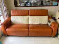 真皮電動雙人梳化