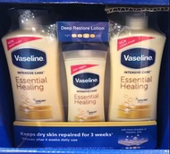 Costco好市多 VASELINE 凡士林 進口潤膚身體乳液三入 600ml x2 + 295ml x1  深層修護