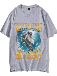 Hasbro | 2026 Take A Look At This Interesting Atheist Jesus Skateboarding Meme T-shirt Its A Fashion